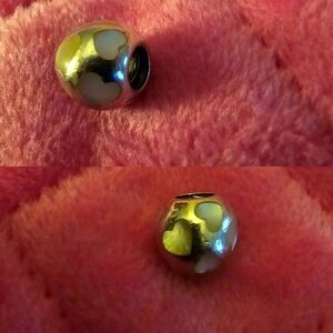 Pandora heart bead charm